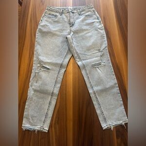 Time and Tru Distressed Mom Jeans